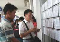 Cuối năm, tìm việc ngày càng khó